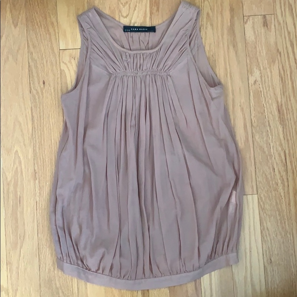Zara sleeveless blouse.